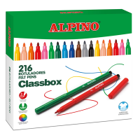 SCHOOLPACK 216 ROTULADORES ALPINO STANDARD